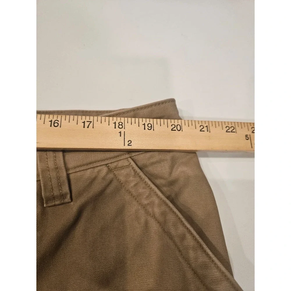LL Bean Katahdin Iron Works Fleece Lined Carpenter Pants Mens 40x34 Work Utility